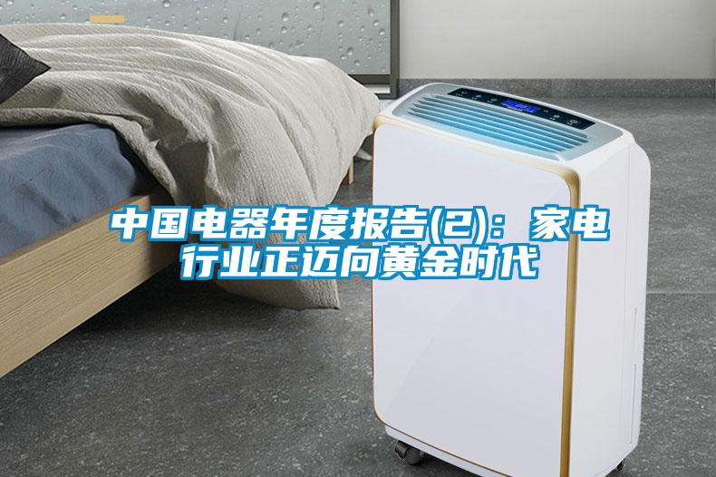 中國電器年度報(bào)告(2)：家電行業(yè)正邁向黃金時(shí)代