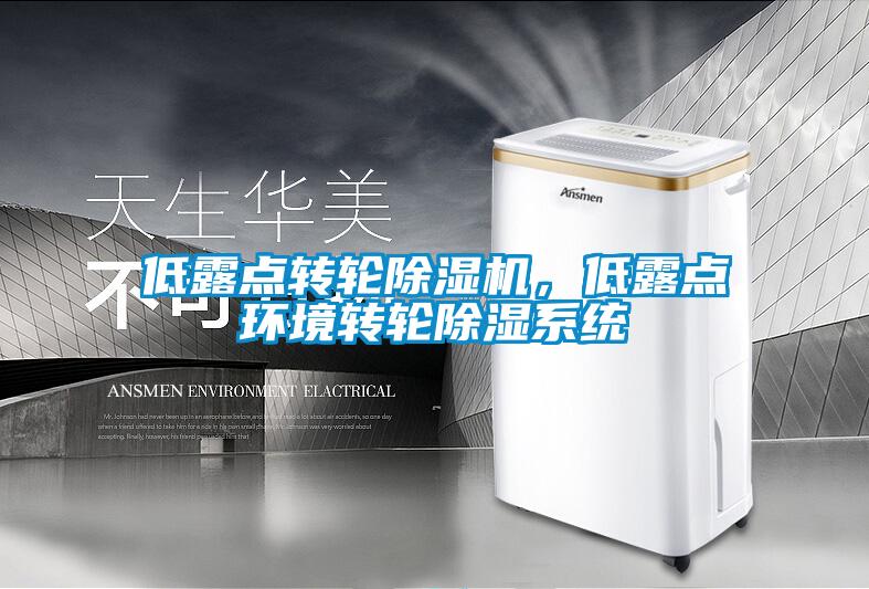 低露點轉輪除濕機，低露點環境轉輪除濕系統