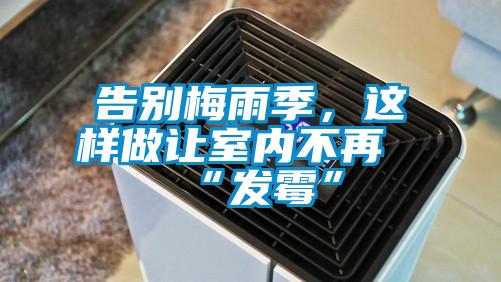 告別梅雨季，這樣做讓室內不再“發(fā)霉”