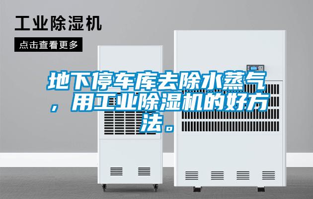 地下停車庫去除水蒸氣，用工業(yè)除濕機的好方法。