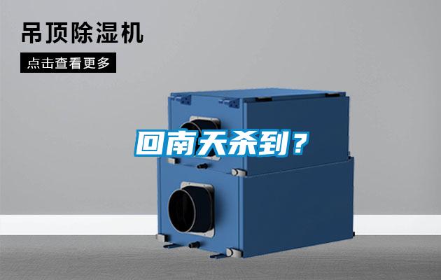 回南天殺到？