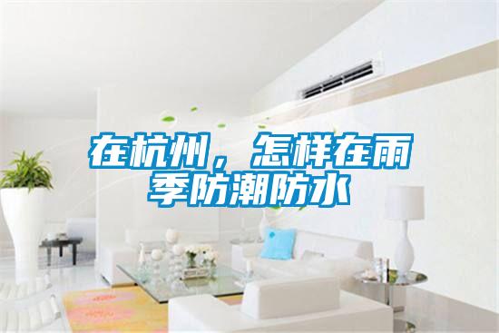 在杭州，怎樣在雨季防潮防水