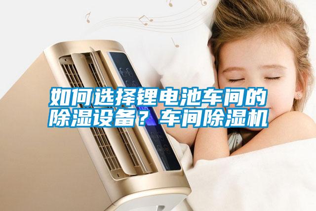 如何選擇鋰電池車間的除濕設備？車間除濕機