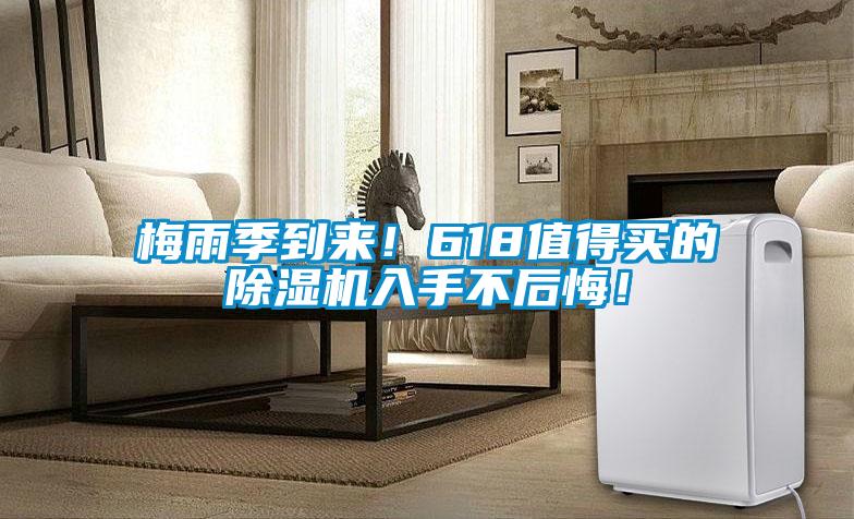 梅雨季到來！618值得買的除濕機入手不后悔！
