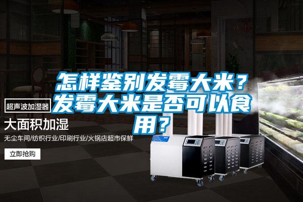 怎樣鑒別發霉大米？發霉大米是否可以食用？