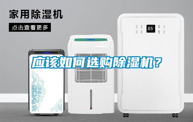 應該如何選購除濕機？