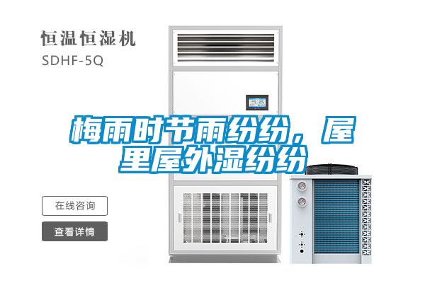 梅雨時節(jié)雨紛紛，屋里屋外濕紛紛