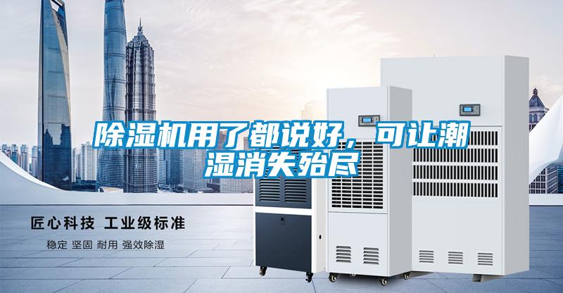 除濕機用了都說好，可讓潮濕消失殆盡
