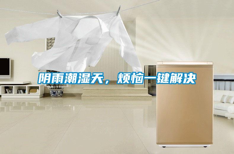 陰雨潮濕天，煩惱一鍵解決