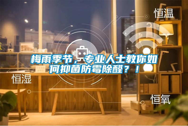 梅雨季節，專業人士教你如何抑菌防霉除醛？！