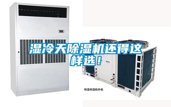 濕冷天除濕機還得這樣選！