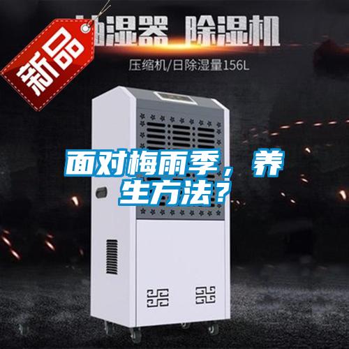 面對梅雨季，養生方法？
