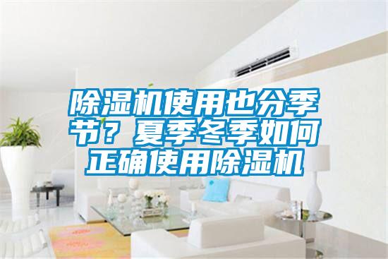 除濕機使用也分季節？夏季冬季如何正確使用除濕機