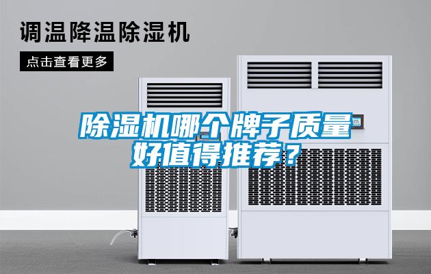 除濕機哪個牌子質(zhì)量好值得推薦？
