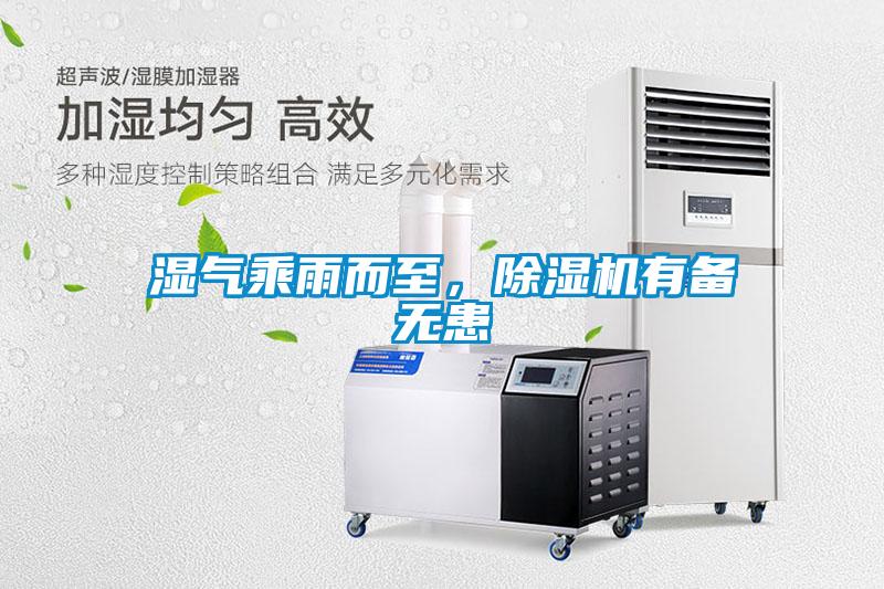 濕氣乘雨而至，除濕機有備無患