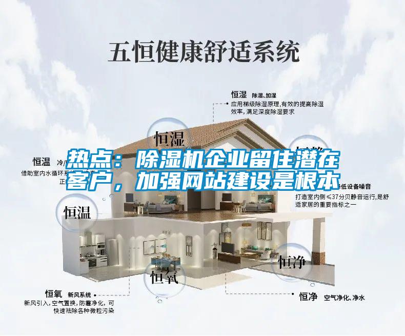 熱點：除濕機企業留住潛在客戶，加強網站建設是根本