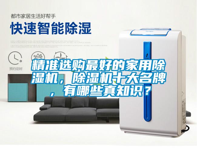 精準選購最好的家用除濕機，除濕機十大名牌，有哪些真知識？