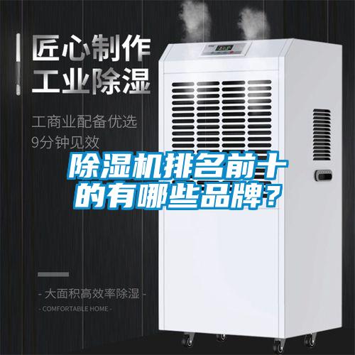 除濕機(jī)排名前十的有哪些品牌？