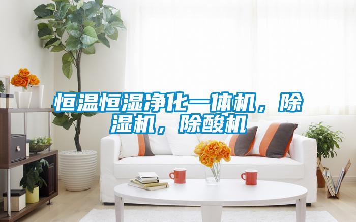 恒溫恒濕凈化一體機，除濕機，除酸機