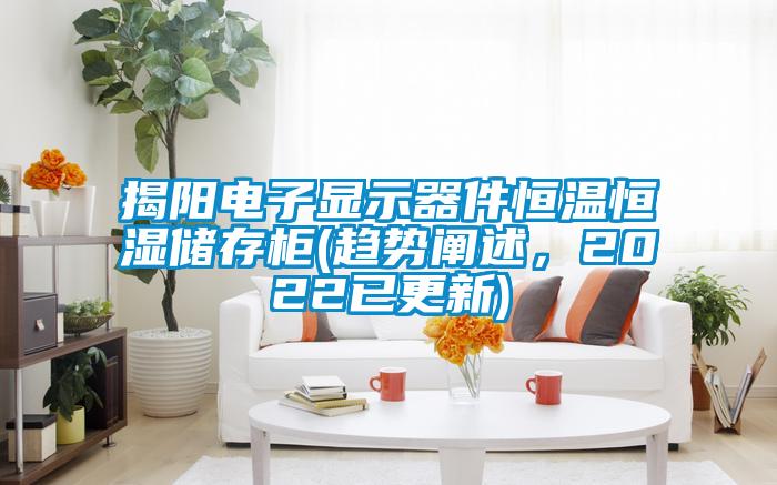 揭陽電子顯示器件恒溫恒濕儲存柜(趨勢闡述，2022已更新)