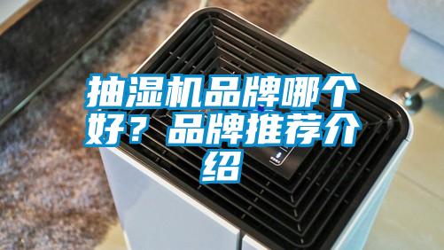 抽濕機品牌哪個好？品牌推薦介紹