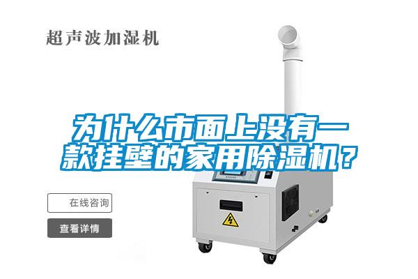 為什么市面上沒有一款掛壁的家用除濕機？