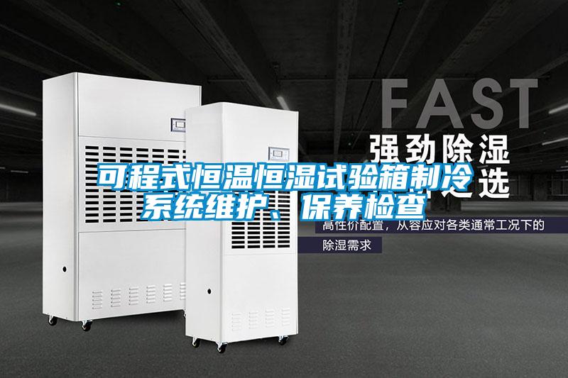 可程式恒溫恒濕試驗箱制冷系統(tǒng)維護、保養(yǎng)檢查