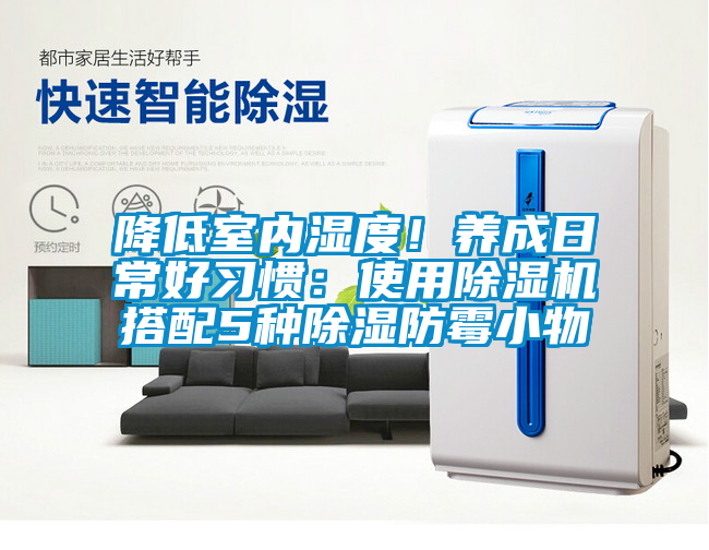 降低室內濕度！養成日常好習慣：使用除濕機搭配5種除濕防霉小物