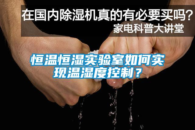 恒溫恒濕實(shí)驗(yàn)室如何實(shí)現(xiàn)溫濕度控制？