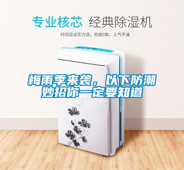 梅雨季來(lái)襲，以下防潮妙招你一定要知道