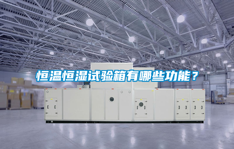 恒溫恒濕試驗(yàn)箱有哪些功能？