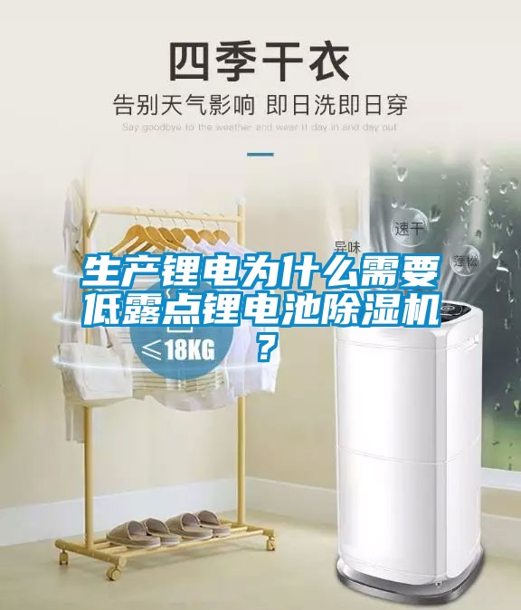 生產鋰電為什么需要低露點鋰電池除濕機？