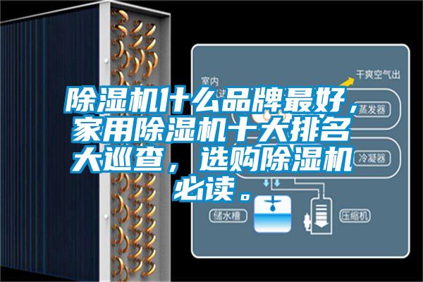 除濕機什么品牌最好，家用除濕機十大排名大巡查，選購除濕機必讀。
