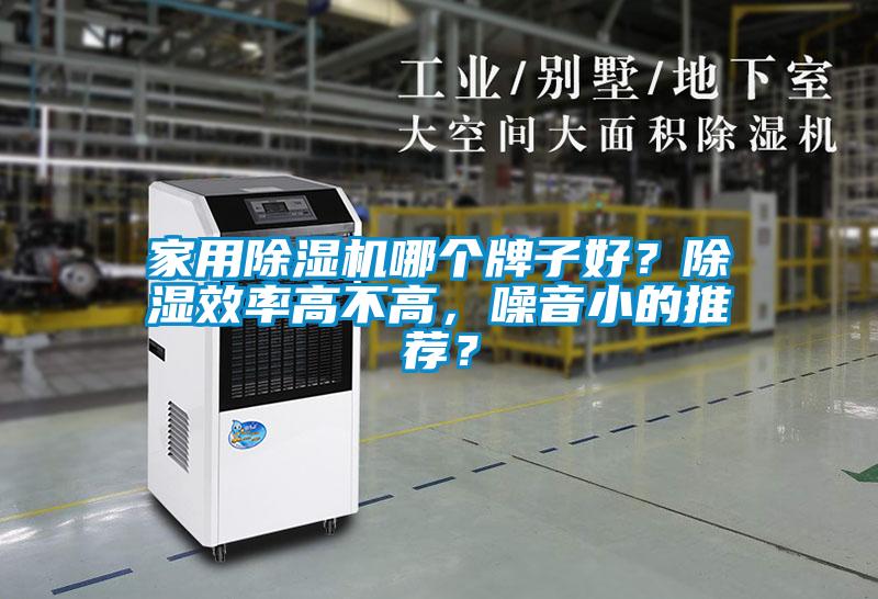 家用除濕機哪個牌子好？除濕效率高不高，噪音小的推薦？