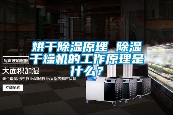 烘干除濕原理 除濕干燥機的工作原理是什么？
