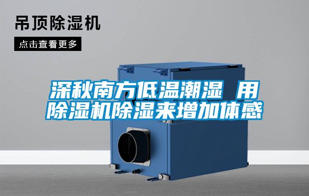 深秋南方低溫潮濕 用除濕機除濕來增加體感