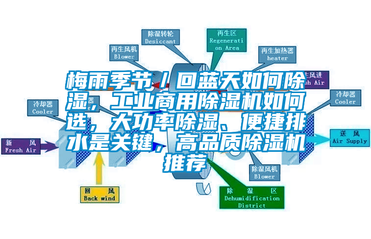 梅雨季節(jié)／回藍天如何除濕，工業(yè)商用除濕機如何選，大功率除濕、便捷排水是關(guān)鍵，高品質(zhì)除濕機推薦
