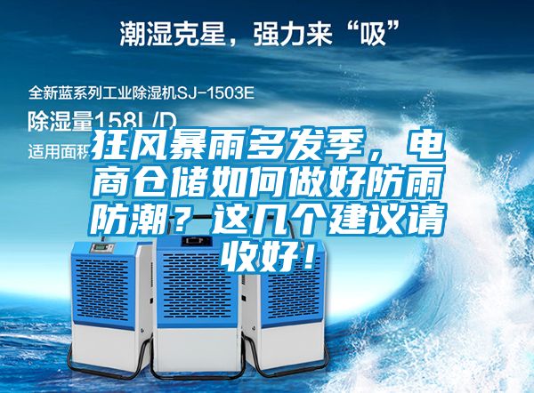 狂風暴雨多發季，電商倉儲如何做好防雨防潮？這幾個建議請收好！