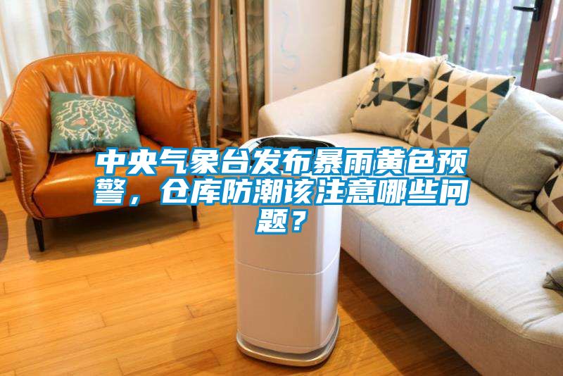 中央氣象臺發布暴雨黃色預警，倉庫防潮該注意哪些問題？