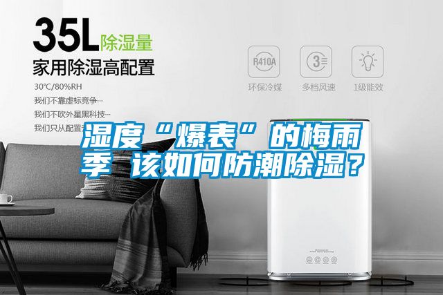 濕度“爆表”的梅雨季 該如何防潮除濕？