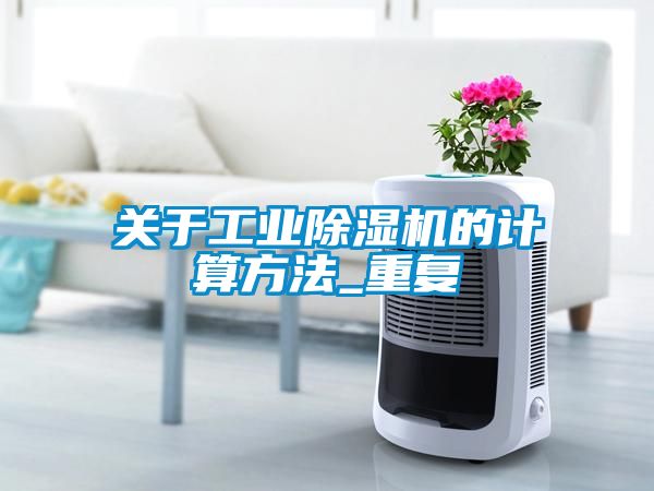 關于工業除濕機的計算方法_重復