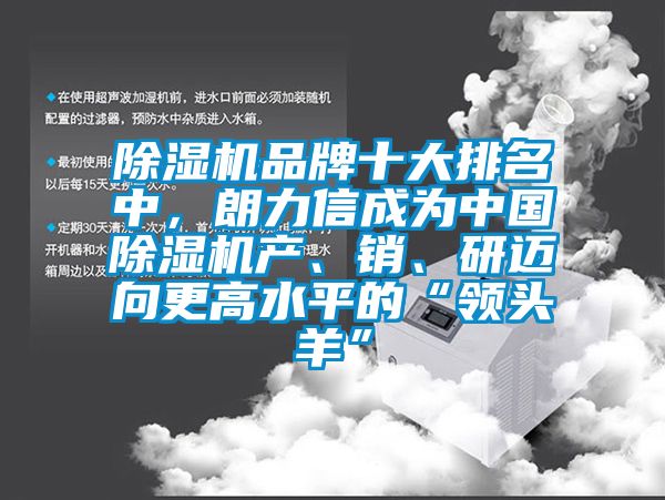 除濕機品牌十大排名中，朗力信成為中國除濕機產(chǎn)、銷、研邁向更高水平的“領(lǐng)頭羊”